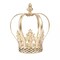 8" tall Gold Metal Royal Crown Cake Topper Centerpieces Events Party Decorations